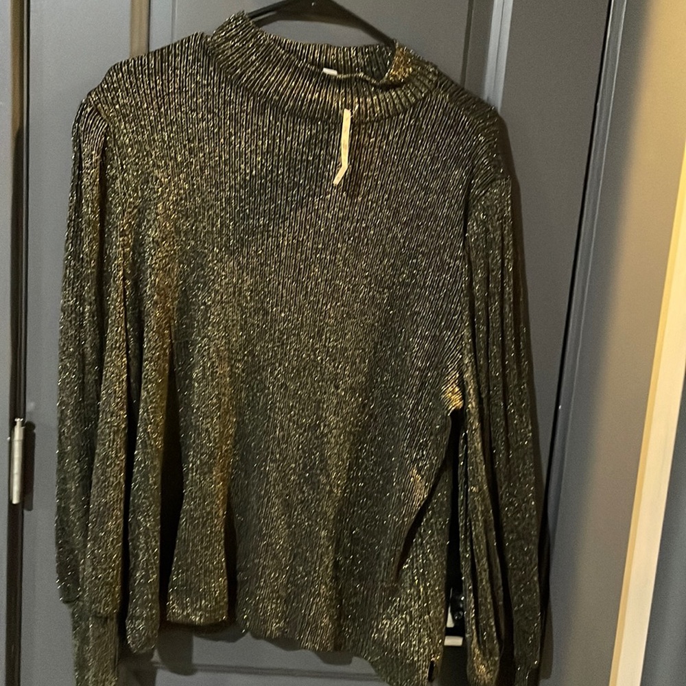 Loft mock turtleneck top